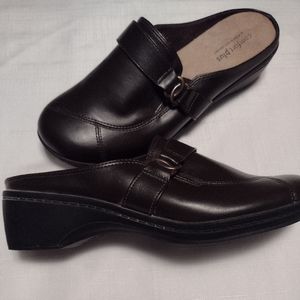 COMFORT Plus Women's Brown Mule Clogs By Predictions Gloss NWOT